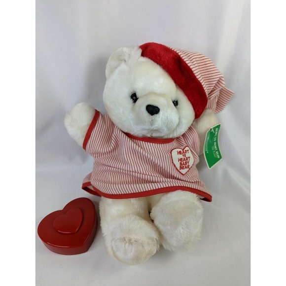 House of Lloyd Other - House of Lloyd Heart to Heart Bear Plush 13 In WORKS Christmas Around the World